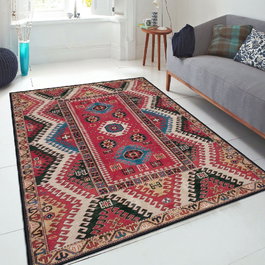 Conceptum Els1788 Alfombra de Pasillo Multicolor 80 x 200 cm